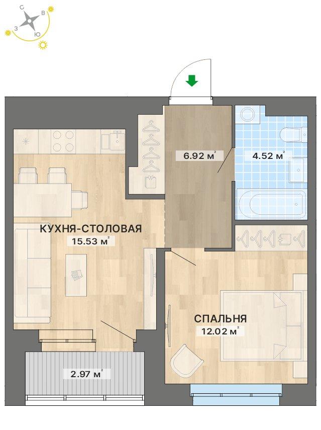 план квартиры.