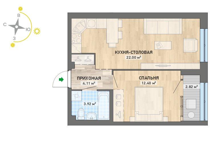 план квартиры.