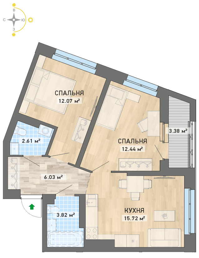 план квартиры.