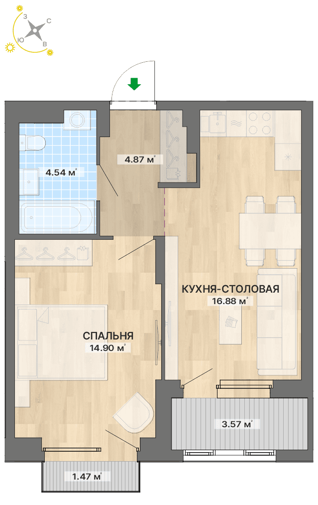 план квартиры.