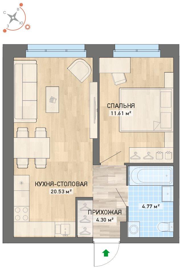 план квартиры.