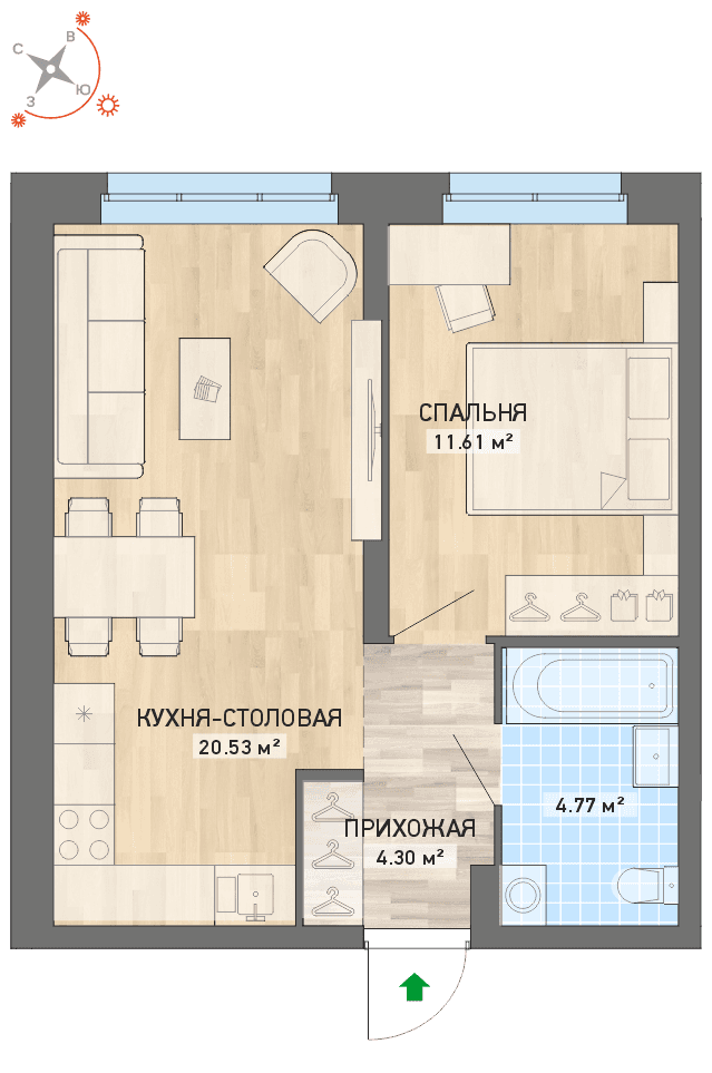 план квартиры.