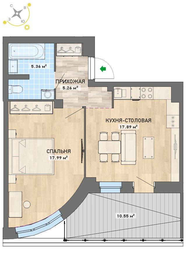 план квартиры.