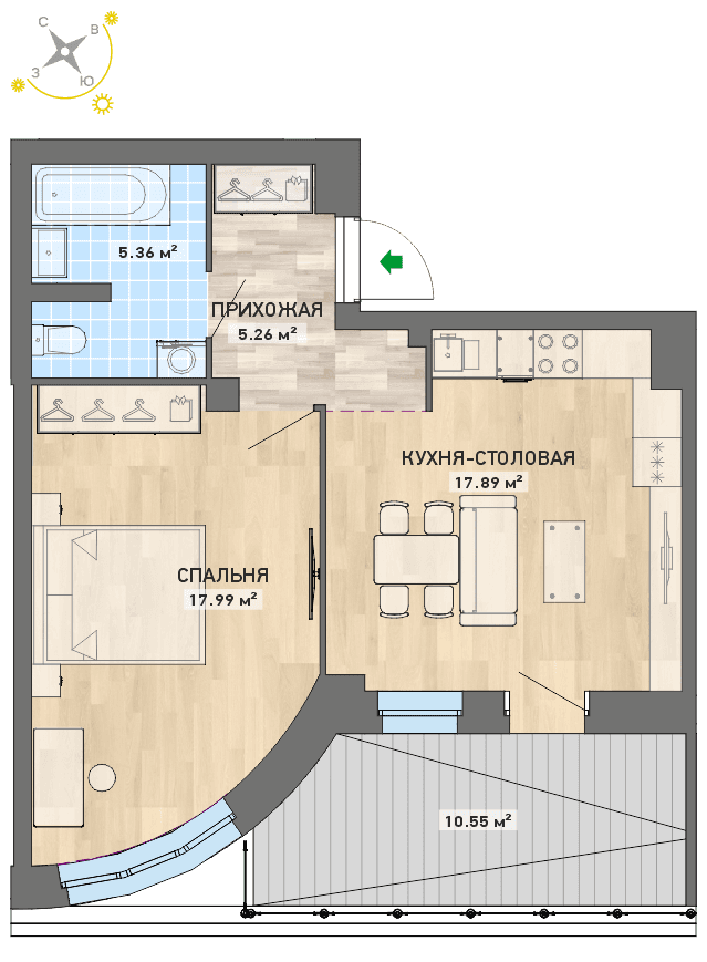 план квартиры.
