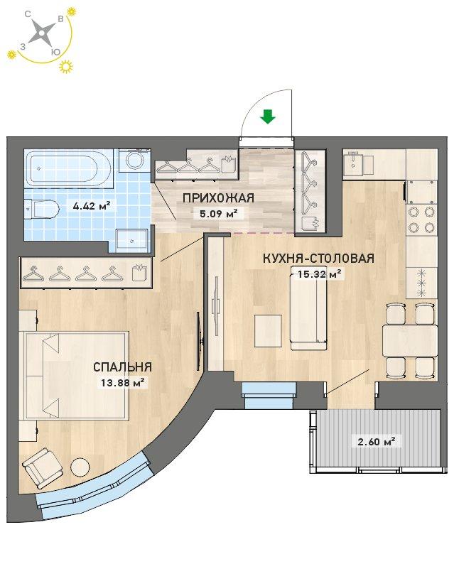 план квартиры.