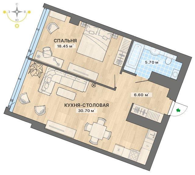 план квартиры.