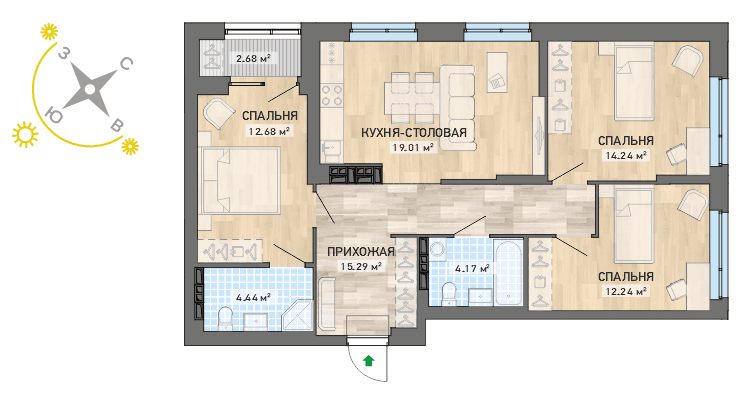 план квартиры.