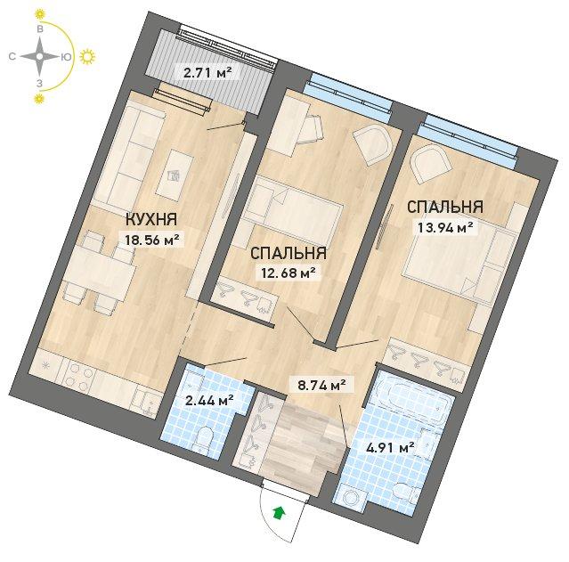 план квартиры.