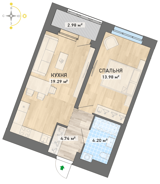 план квартиры.