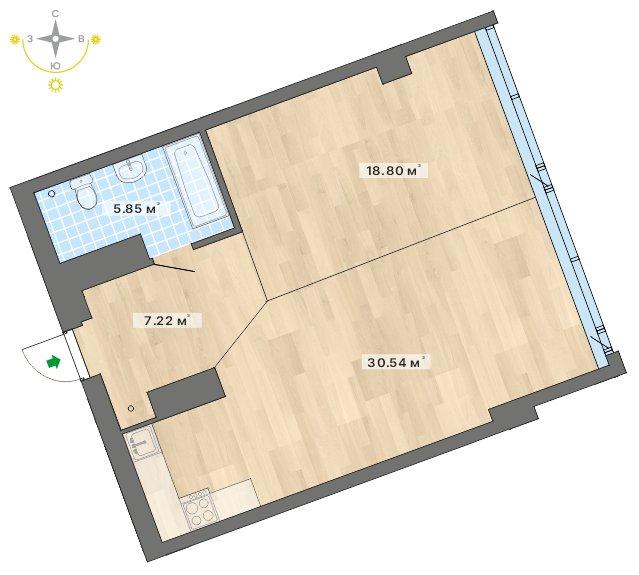 план квартиры.