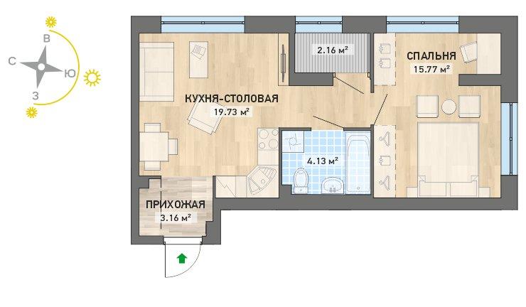 план квартиры.