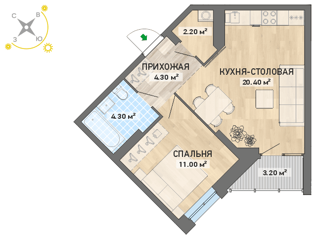 план квартиры.