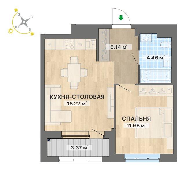 план квартиры.