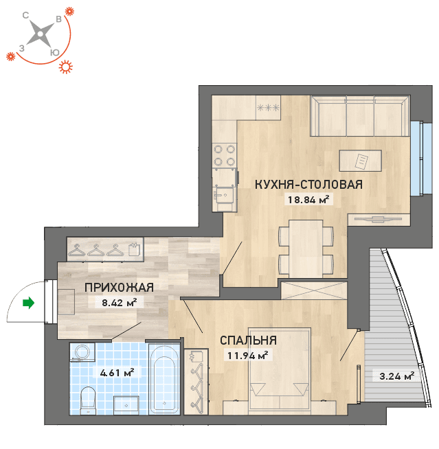 план квартиры.