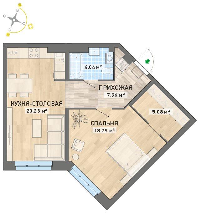 план квартиры.