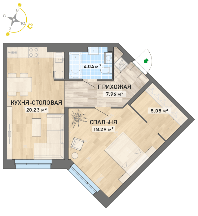 план квартиры.