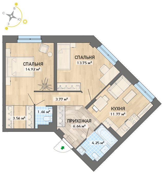 план квартиры.