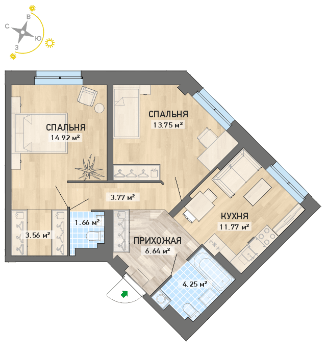 план квартиры.