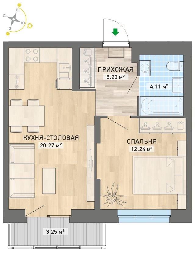 план квартиры.