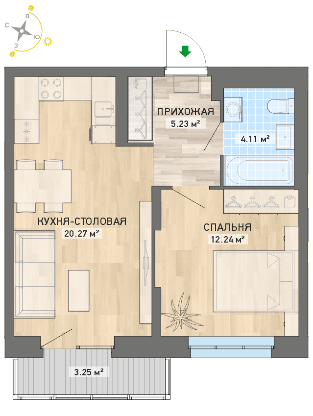 план квартиры.