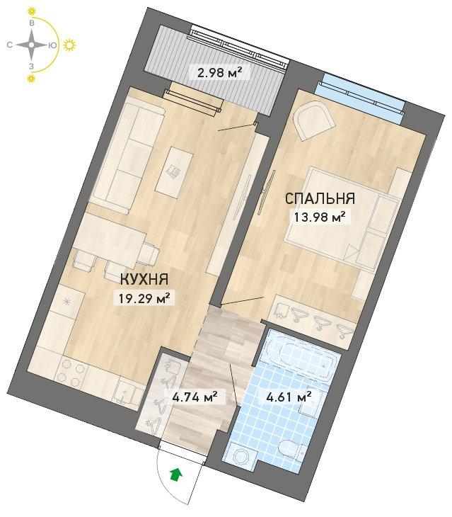 план квартиры.