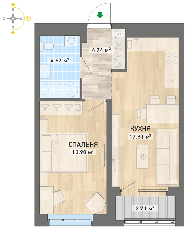 план квартиры.