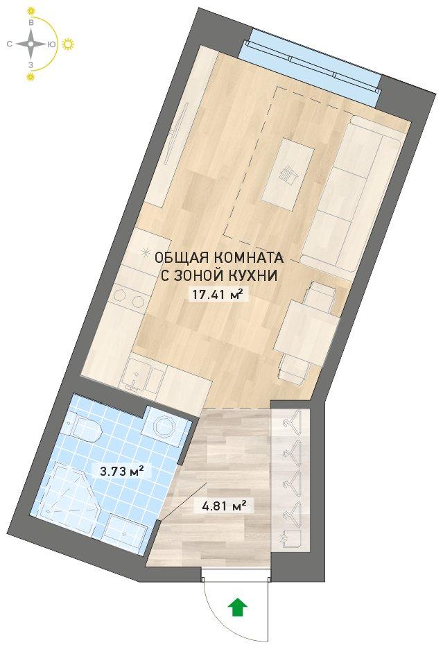 план квартиры.