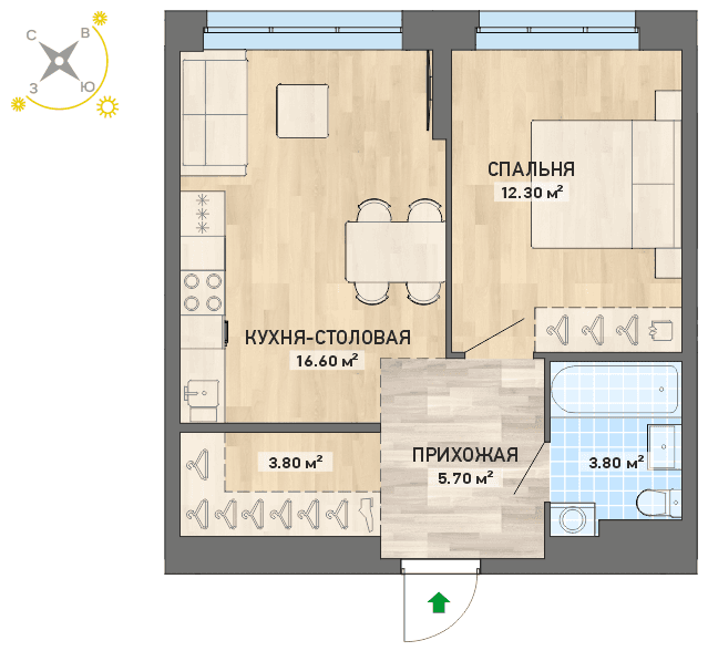 план квартиры.