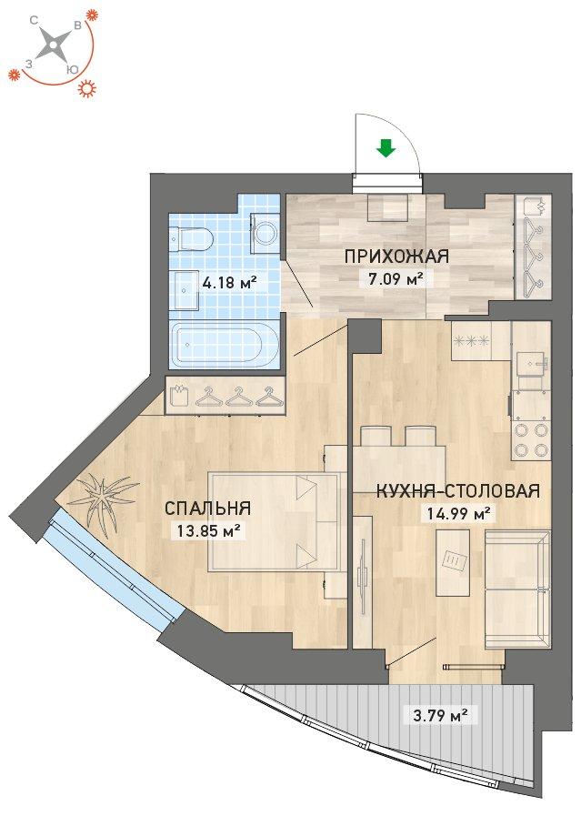 план квартиры.