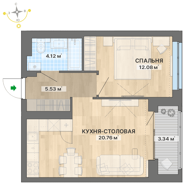 план квартиры.