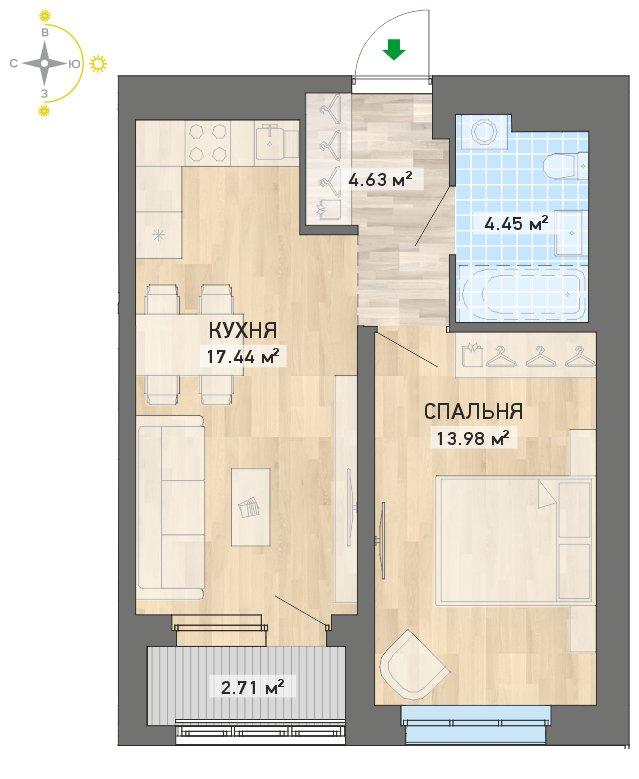 план квартиры.