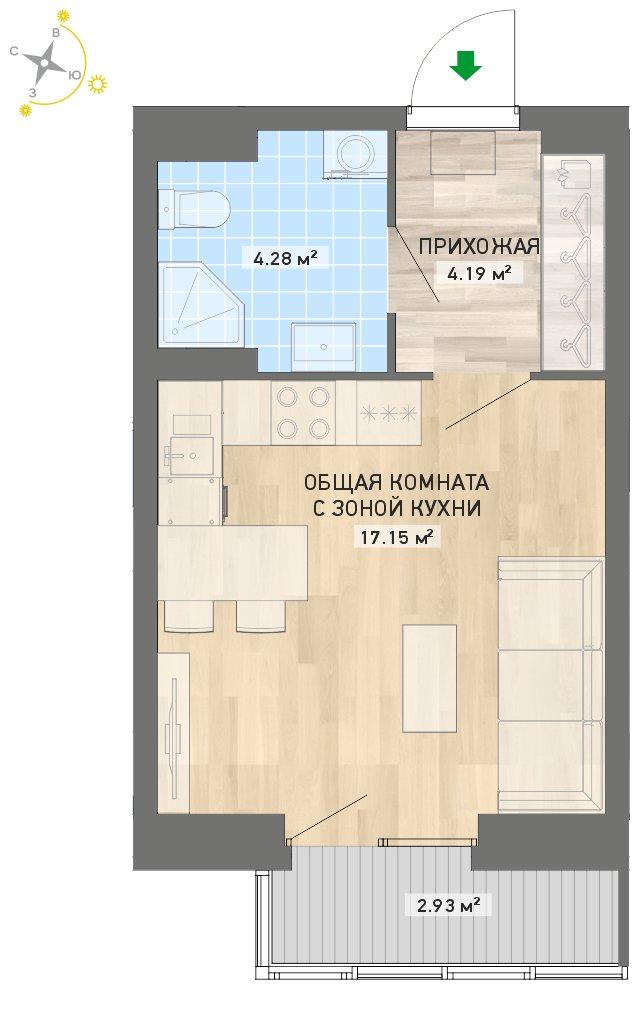 план квартиры.
