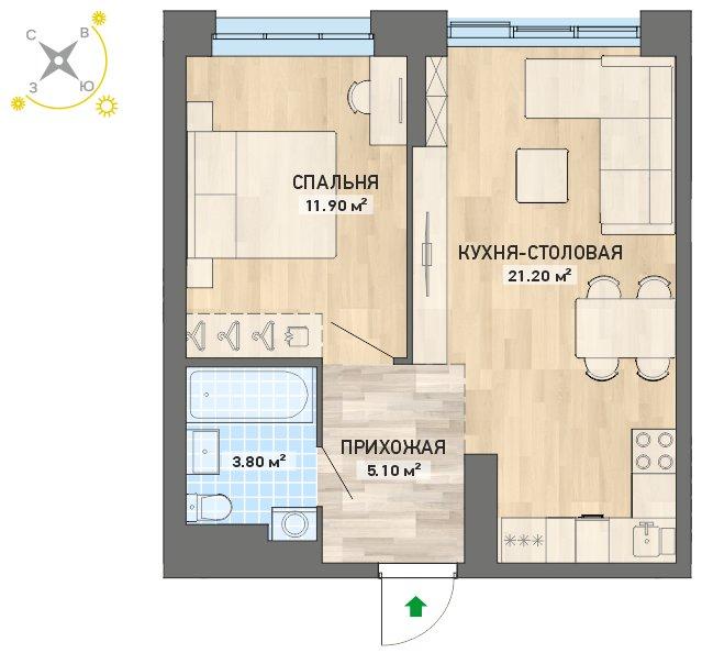 план квартиры.