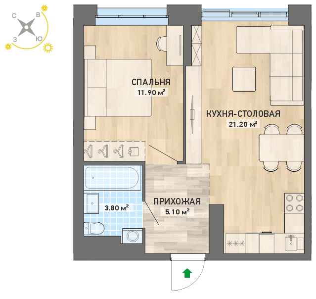 план квартиры.