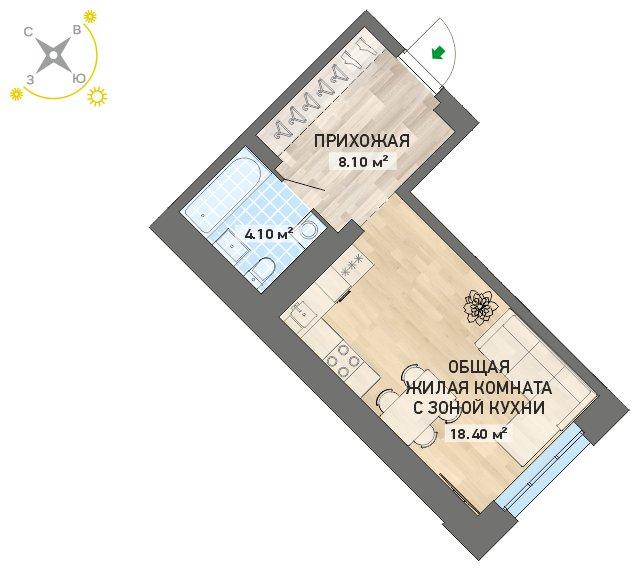 план квартиры.