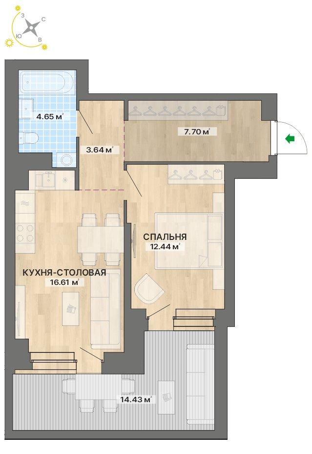 план квартиры.