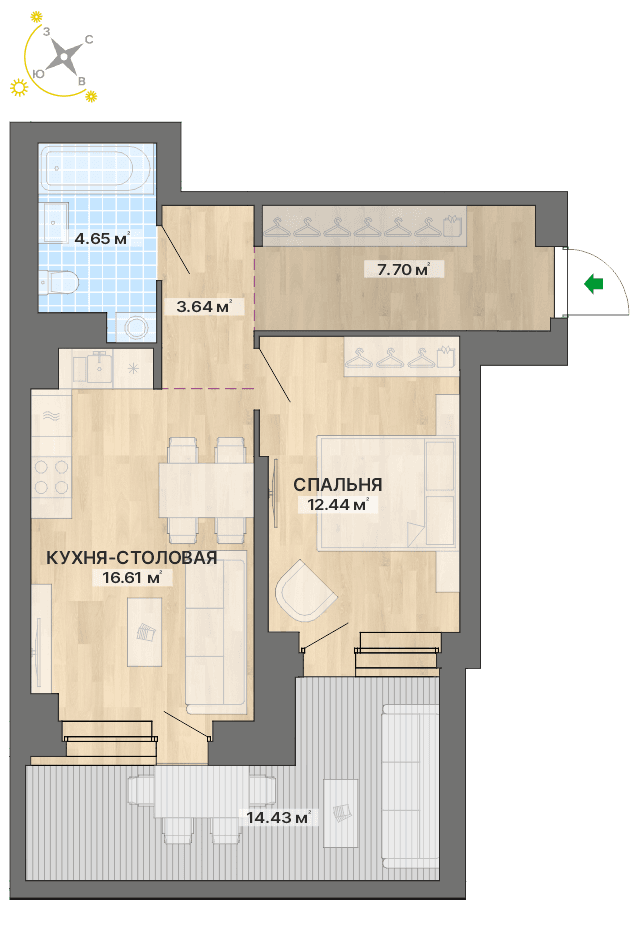 план квартиры.
