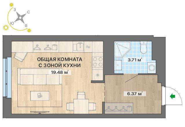 план квартиры.