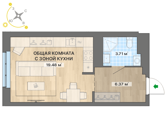 план квартиры.