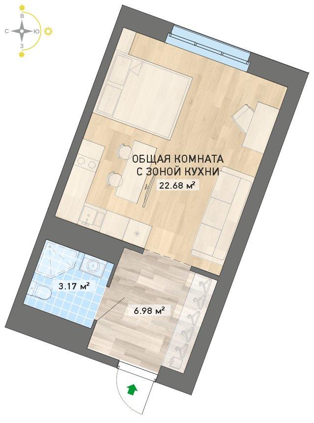 план квартиры.