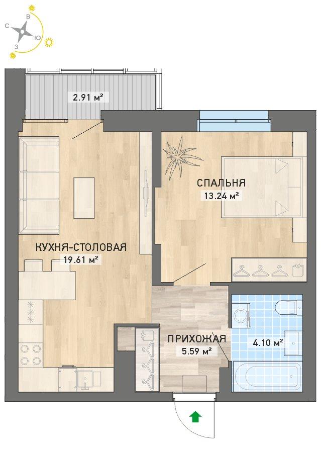 план квартиры.