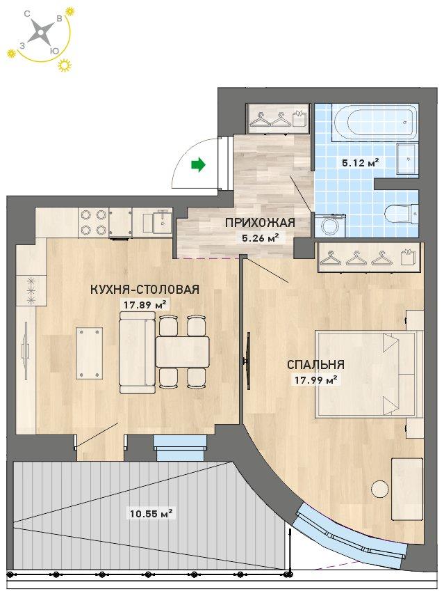 план квартиры.