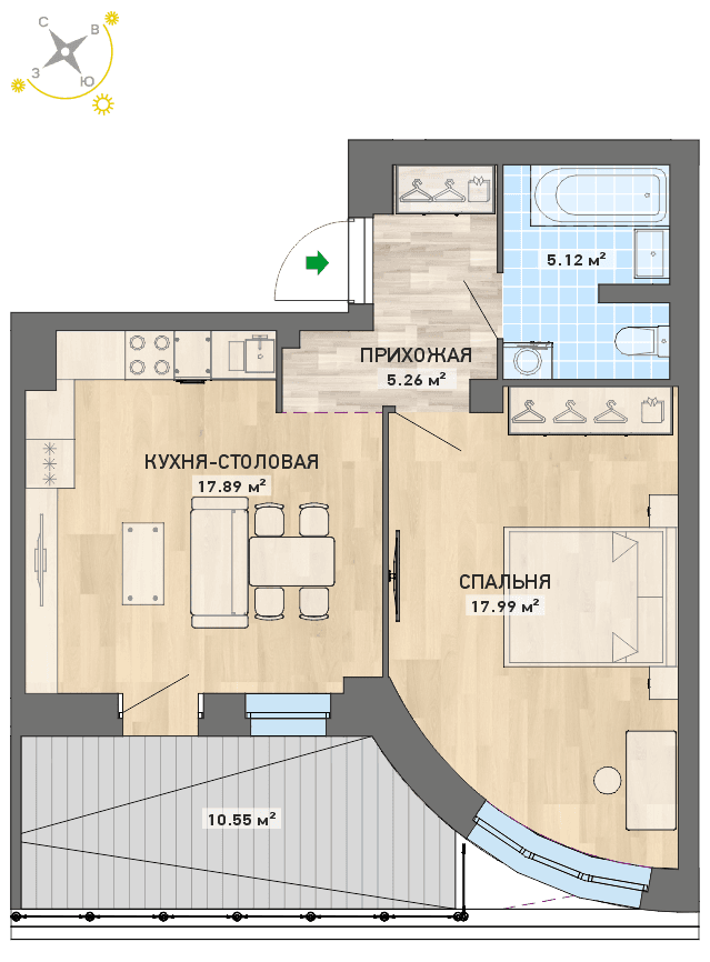 план квартиры.