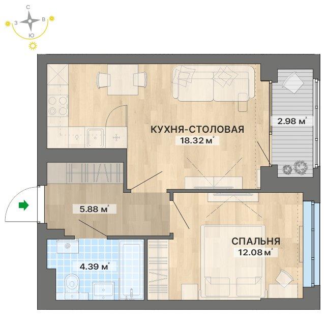 план квартиры.
