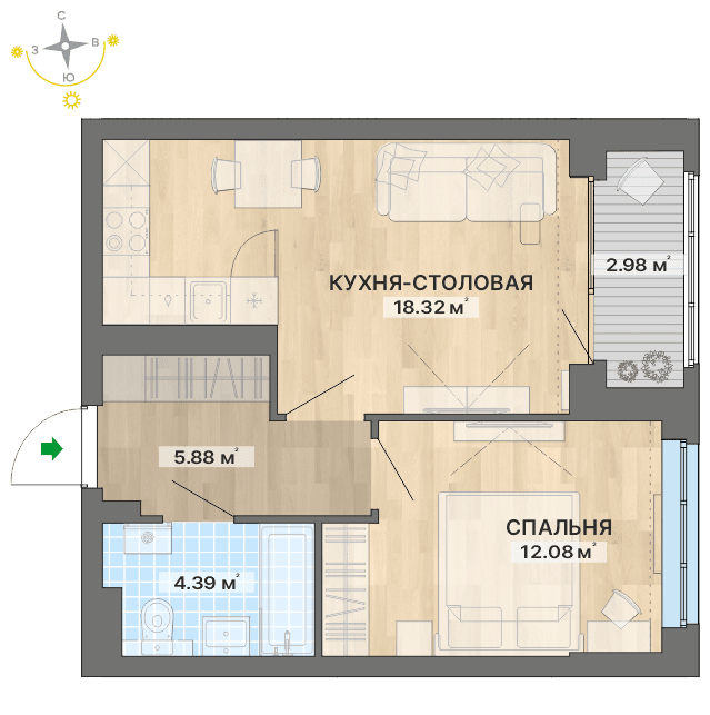 план квартиры.
