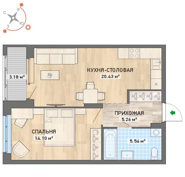план квартиры.