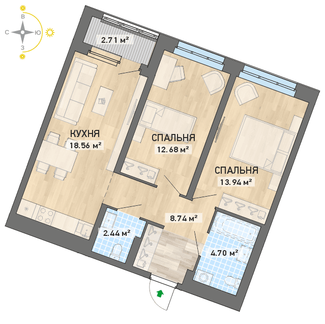 план квартиры.