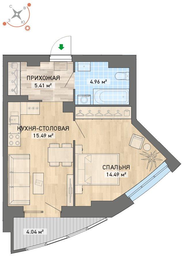 план квартиры.