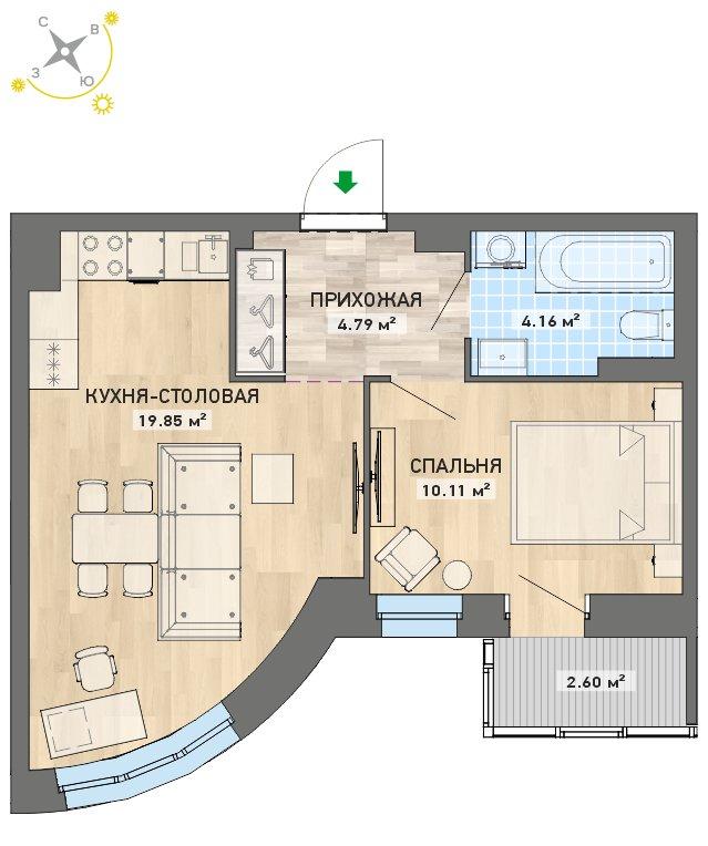 план квартиры.