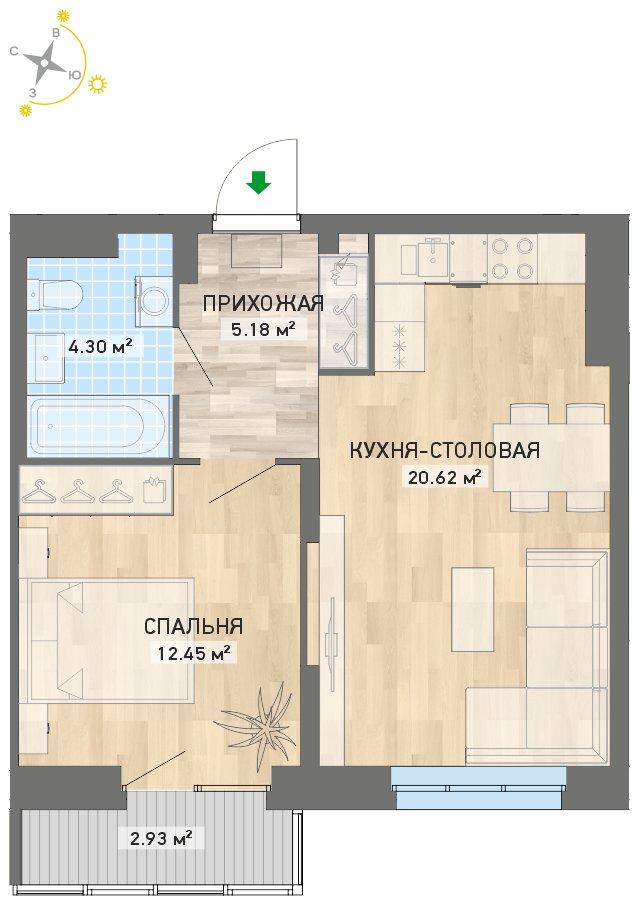 план квартиры.